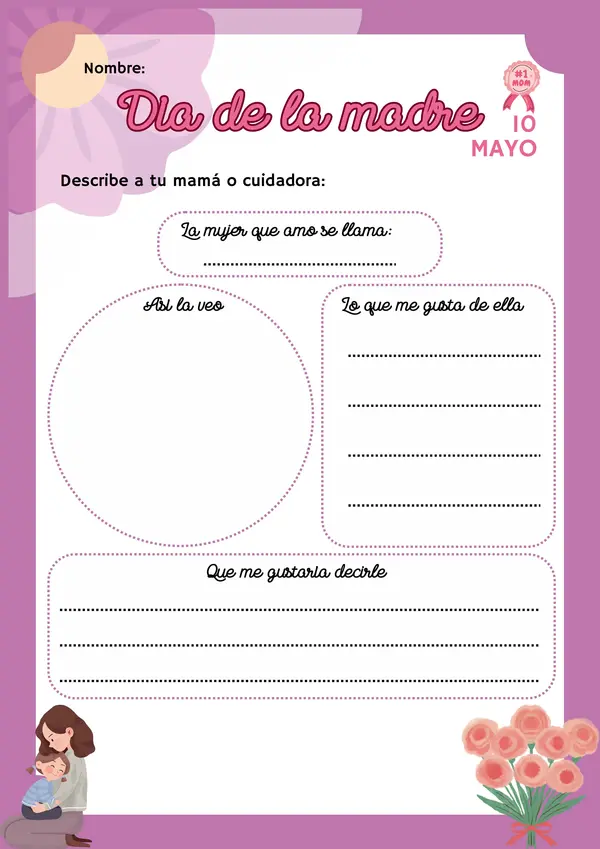 Actividad - Día de la Madre ✏️💖