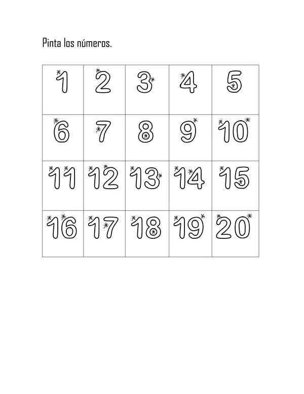 Números hasta el 20 