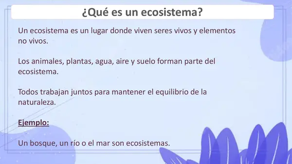 PPT ACCIONES QUE DAÑAN LOS ECOSISTEMAS