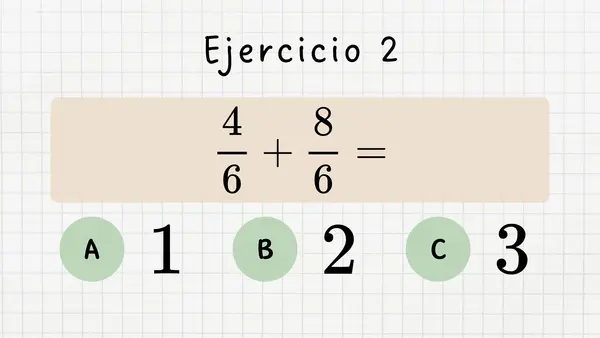 Actividad suma fracciones y decimales