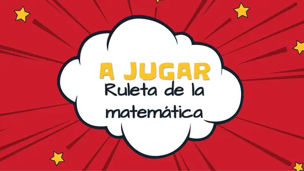 Ruleta matemática y preguntas de alternativas sobre División