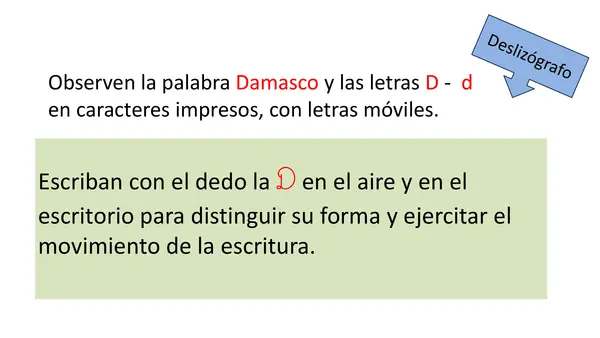 Lección 23 Damasco Parte 2 Mayúsculas Método Matte