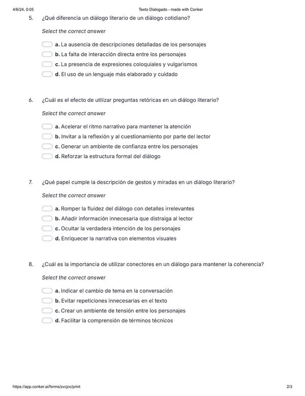 Evaluación texto dialogado (lenguaje)
