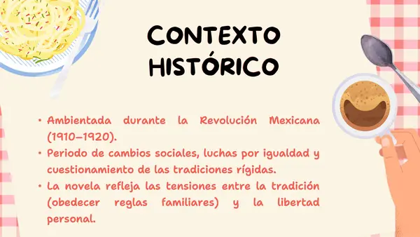 Contextualización Como agua para chocolate