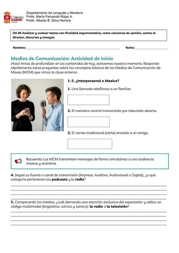 medios de comunicación