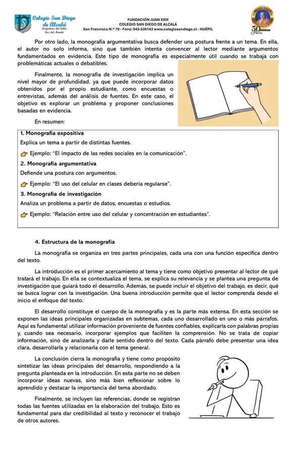 ✨ Guía completa de escritura: La Monografía ✨