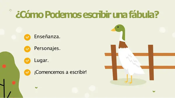 La Fabula -5° -6° Lenguaje y Comunicación