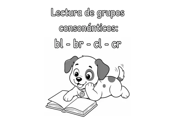 Comprensión Lectoras: Grupos Consonánticos (bl,br,cl,cr)