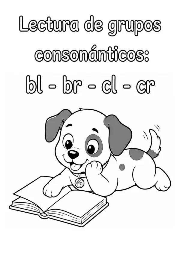 Comprensión Lectoras: Grupos Consonánticos (bl,br,cl,cr)
