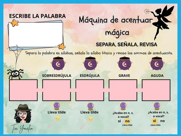 MAQUINA DE ACENTUAR MÁGICA