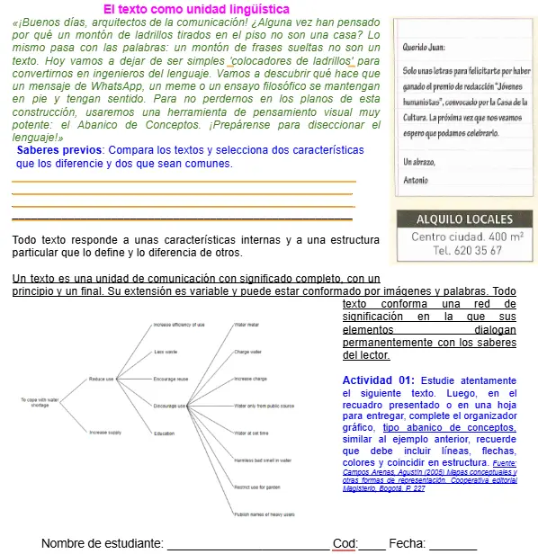 10M1SEM6 - El texto como unidad lingüística
