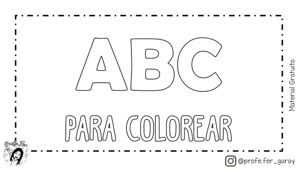 ABC de los animales- para colorear