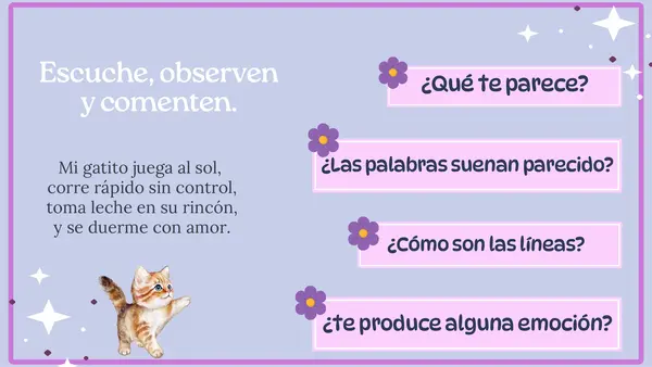Tipo de texto: El poema