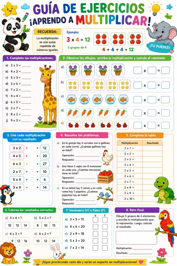 multiplicación 
