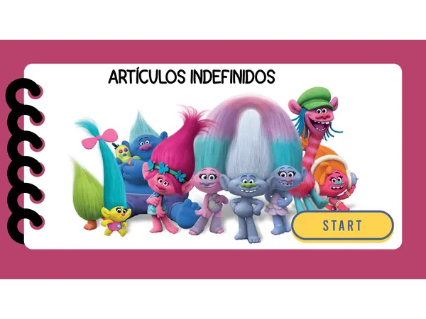 Artículos indefinidos 