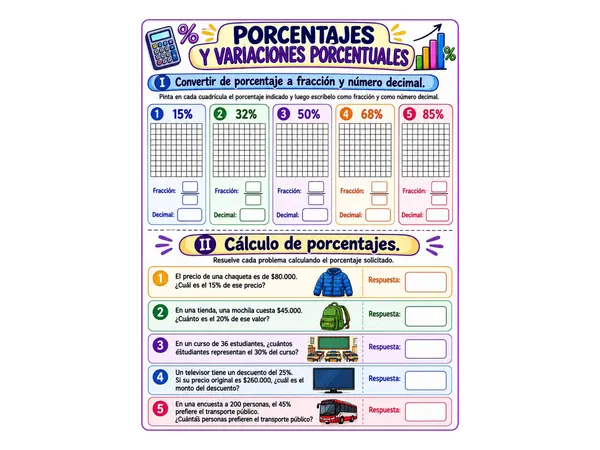 Variaciones porcentuales 