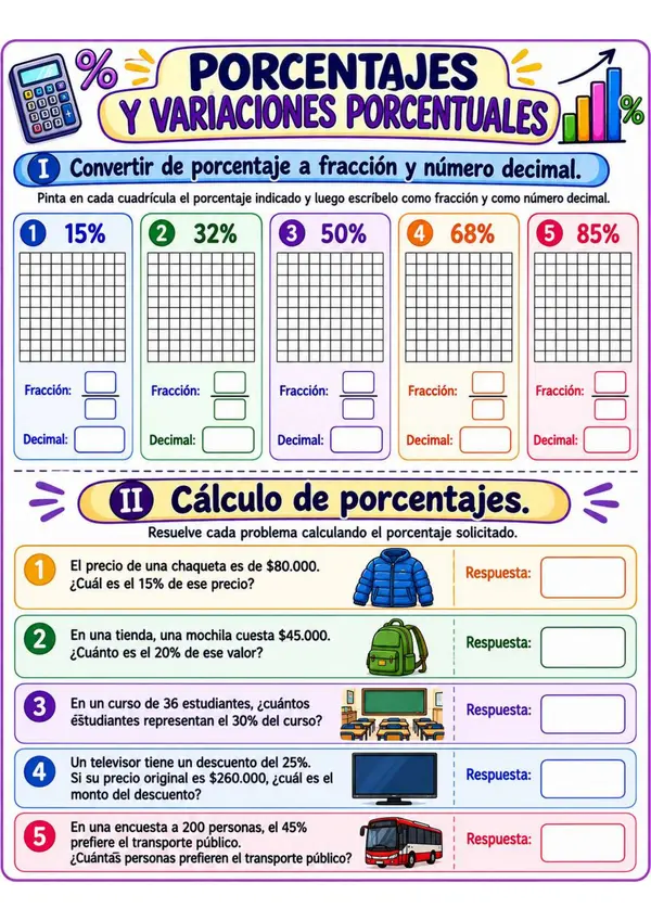 Variaciones porcentuales 