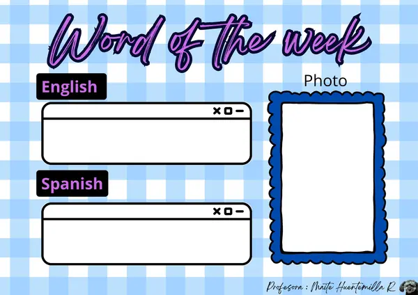 Palabra de la semana (póster) 