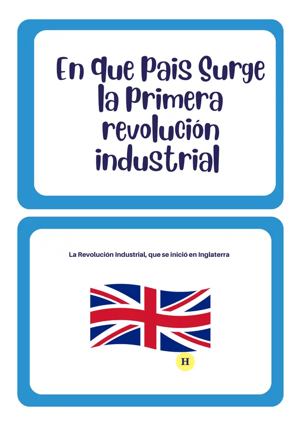 flash Cards Revolución industrial
