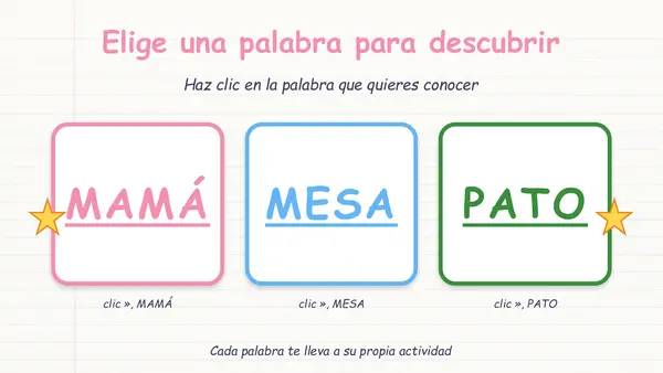 Método Global Interactivo para Iniciar la Lectura