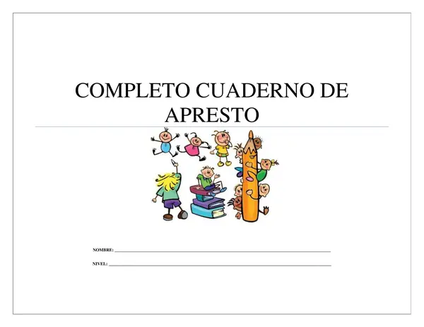 CUADERNILLO DE APRESTO