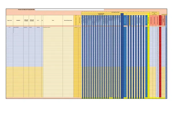 EXCEL MAESTRO PARA UTP, CARGA HORARIA