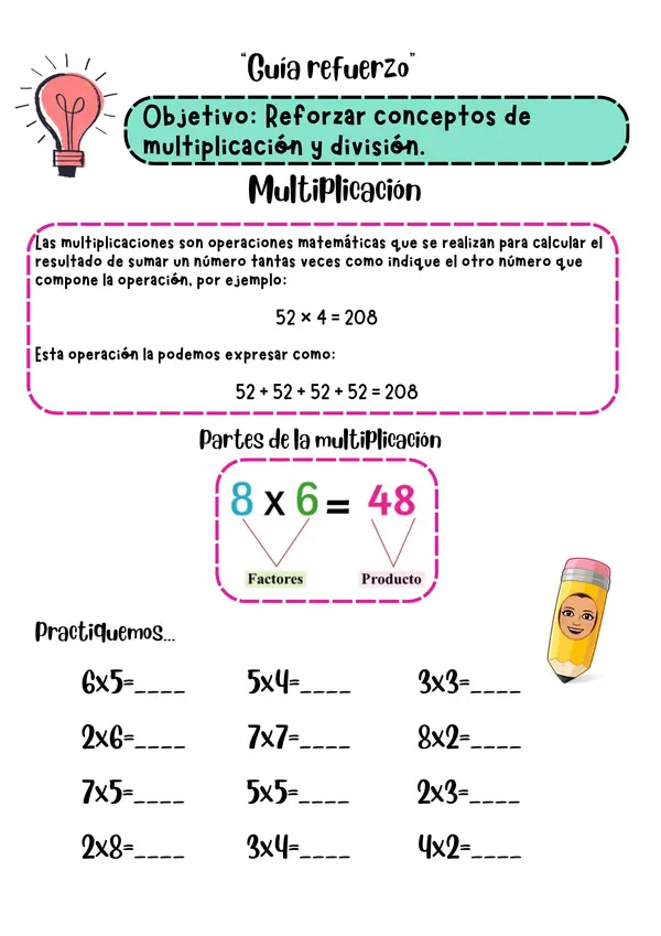 MULTIPLICACIÓN Y DIVISIÓN 