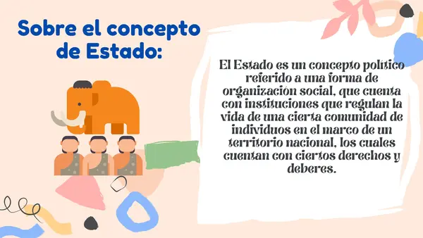 Educación ciudadana: Estado y democracia 