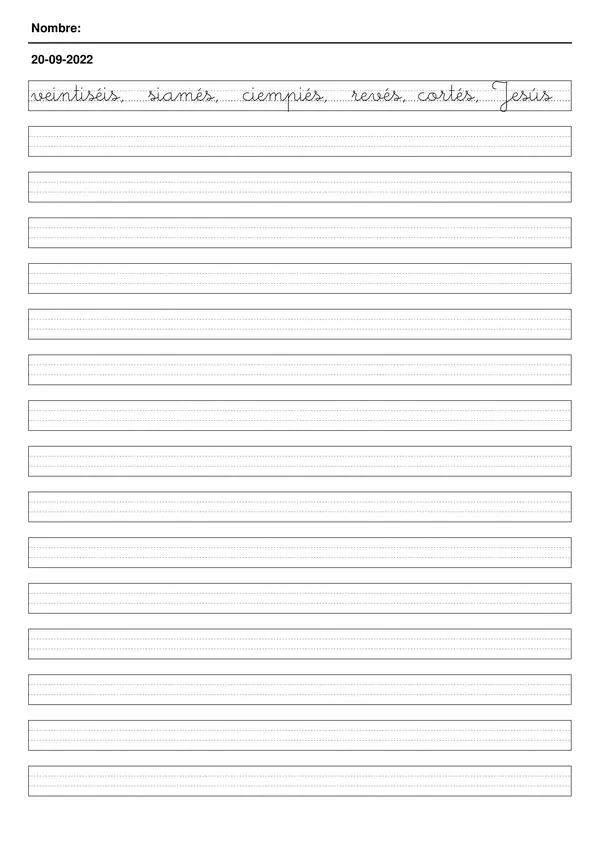 Planas Para Mejorar Caligrafia