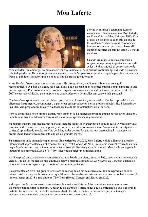 12 Biografía artistas y futbolistas