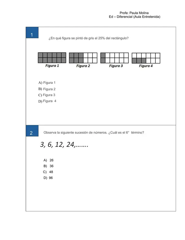 Ensayo SIMCE N°3 de Matemática para 6° Básico 