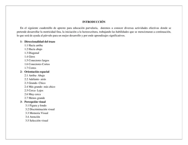 CUADERNILLO DE APRESTO
