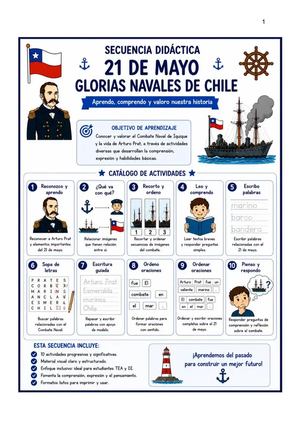 21 DE MAYO-SECUENCIA DIDÁCTICA-PIE-ED.ESPECIAL Y ESCUELA REGULAR