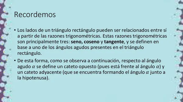 razones trigonométricas