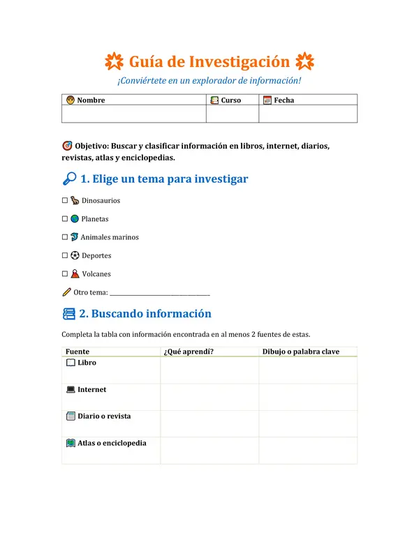 Conviértete en un explorador de información