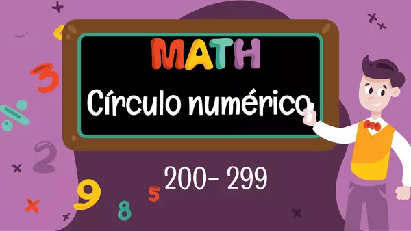 Círculo numérico del 200-299