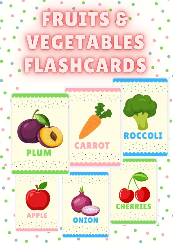 Fruits and vegetables Flashcards