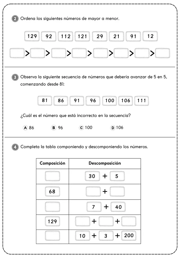Prueba diagnóstico tercero básico 