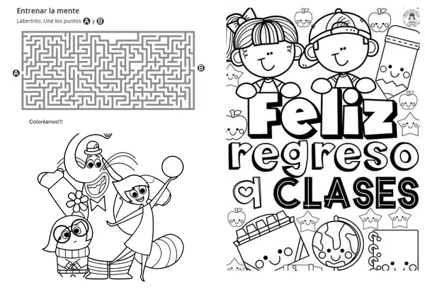 Guía tipo libro feliz regreso a clases, matemática 