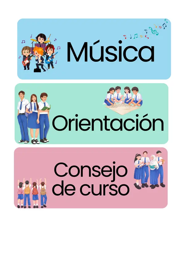 Horario 1ro y 2do Medio Chile