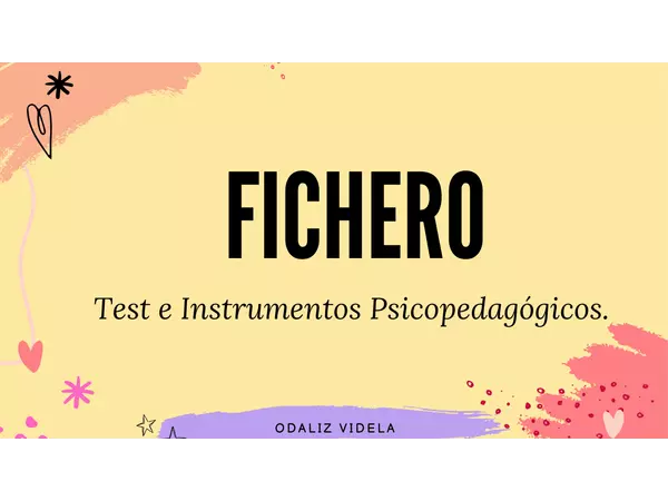 FICHERO DE INSTRUMENTOS Y TEST