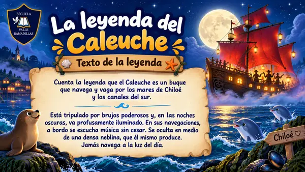 Leyenda: El caleuche 1° Básico Lenguaje y comunicación