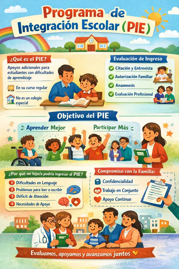 Informativo Programa de Integración Escolar (PIE) 