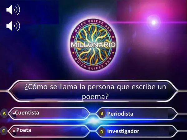 Quién quiere ser millonario Poema y Comic