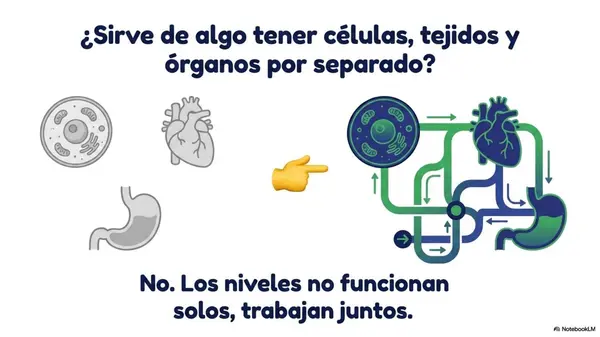 Sistema Organizacional del Cuerpo | PPT Ciencias 5° Básico