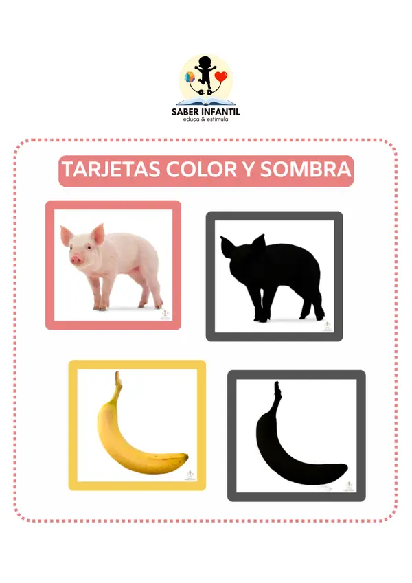 TARJETAS COLOR Y SOMBRA