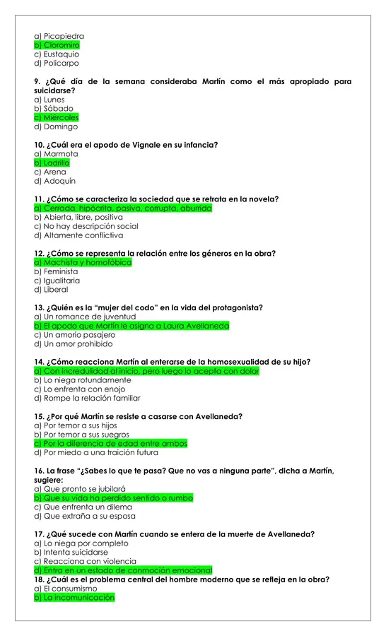 Prueba Lectura - La tregua