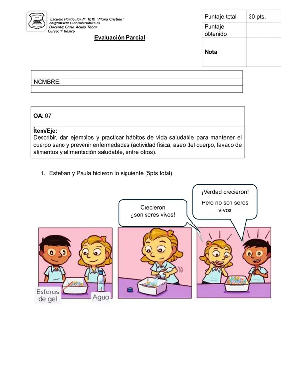 Evaluación 