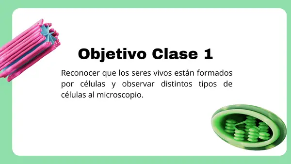 Seres vivos y Alimentación (Célula)