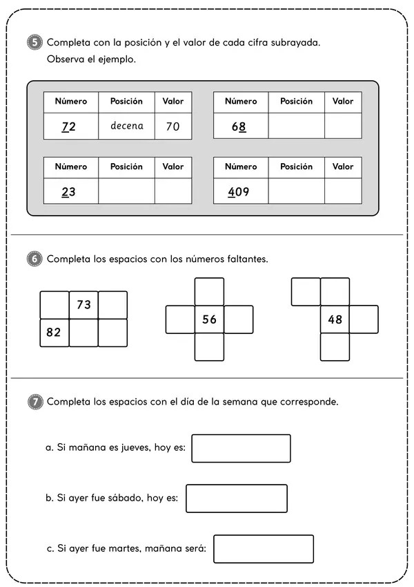 Prueba diagnóstico tercero básico 